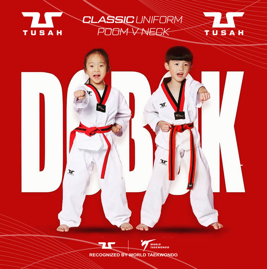 Tusah Classic Taekwondo Poom Uniform - WT Approved