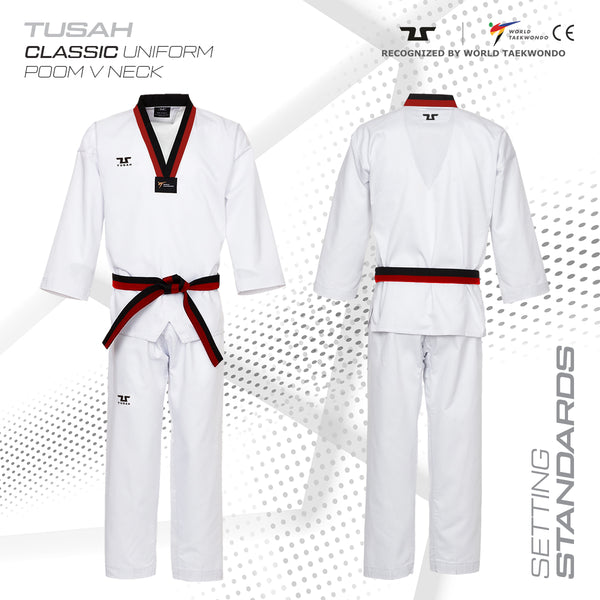 Tusah Classic Taekwondo Poom Uniform - WT Approved